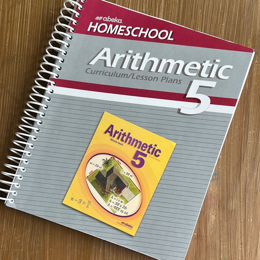 Abeka Arithmetic 5 Curriculum/ Lesson Plans (4th Edition)